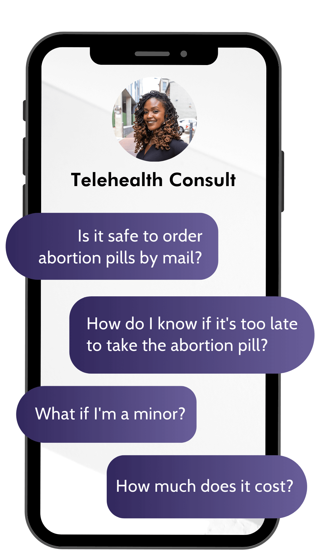Preguntas telefónicas sobre la píldora abortiva 1st Choice